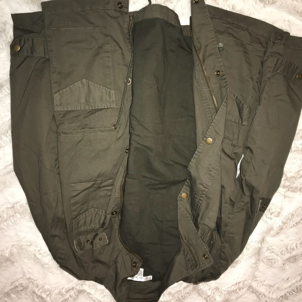 Army green jacket